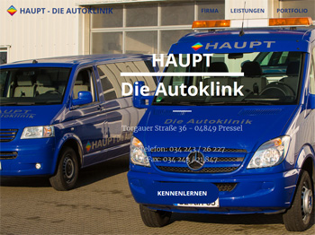 Screenshot Website Autoklinik Haupt